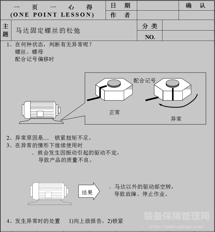 TPM自主保全展开推进成功的14大要点